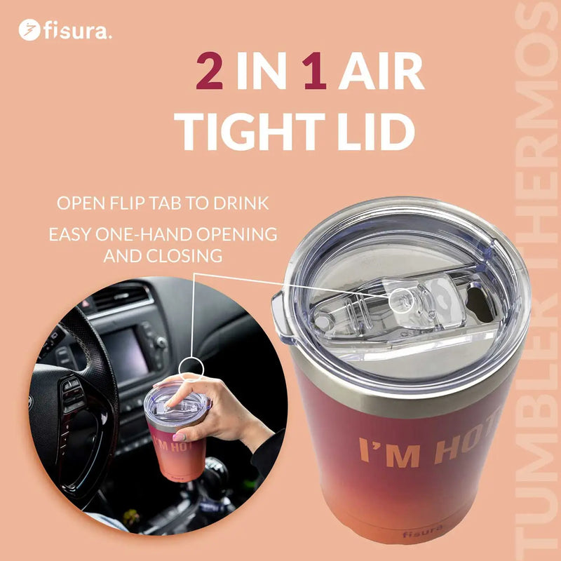 "Im Hot" Gradient Thermal Mug