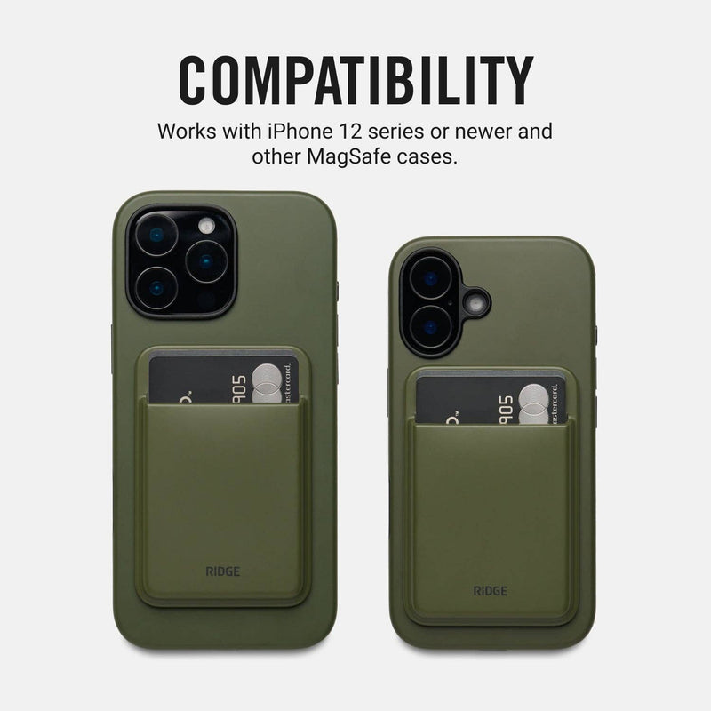 MagSafe Cardholder - Matte Olive: Matte Olive