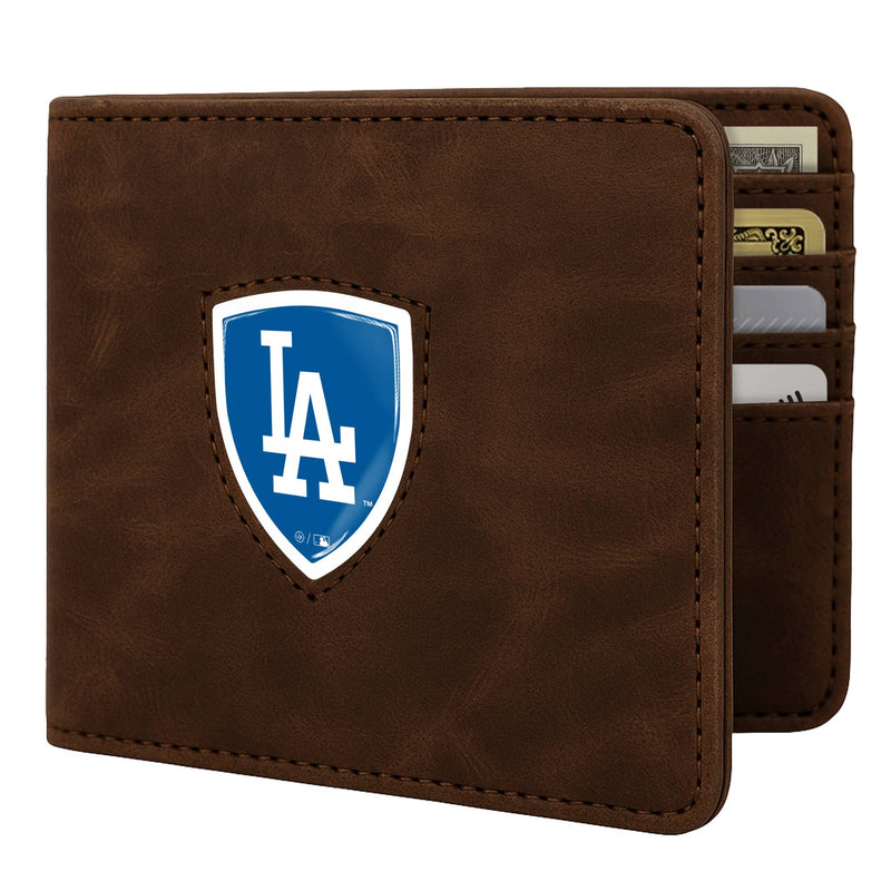 MLB Los Angeles Dodgers Shield Wallet: Black