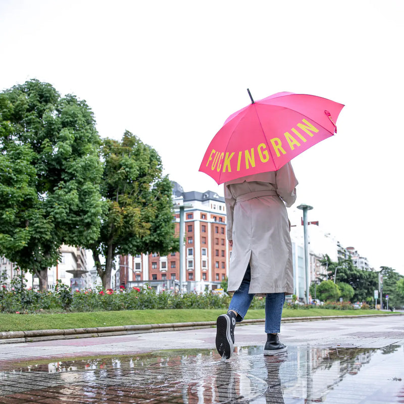 “Fucking Rain” Umbrella | Pink