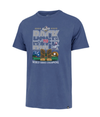 2025 WS CHAMPS BACK TO BACK TEE SHIRT