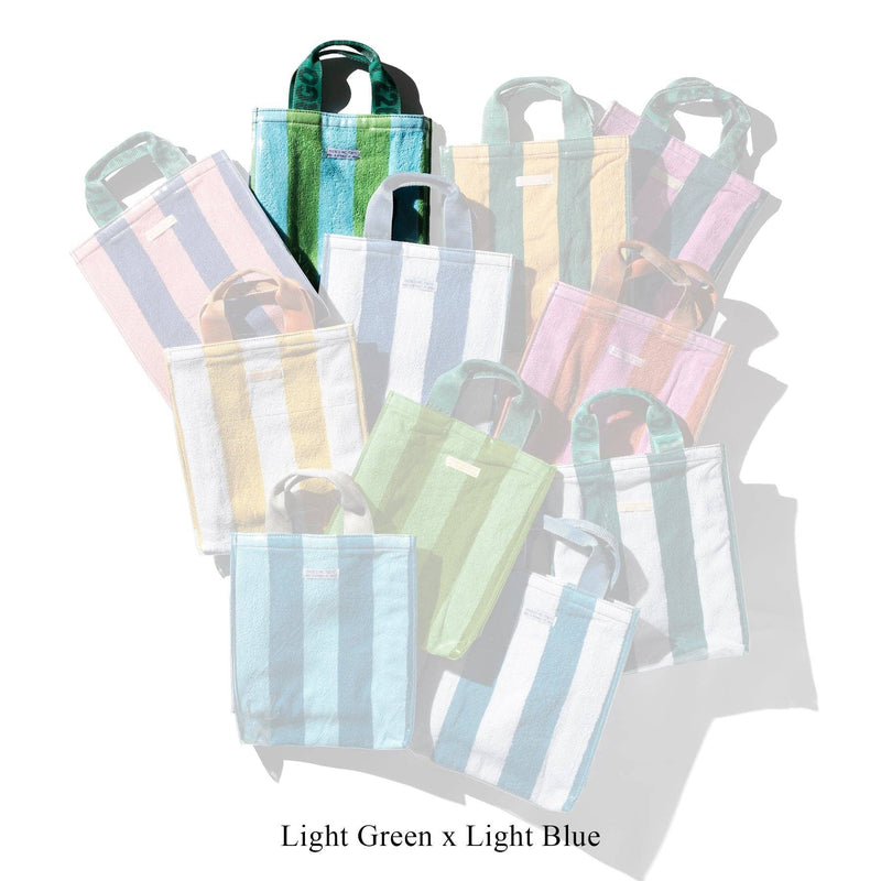 Covered Towel Document Bag: Green x Yellow