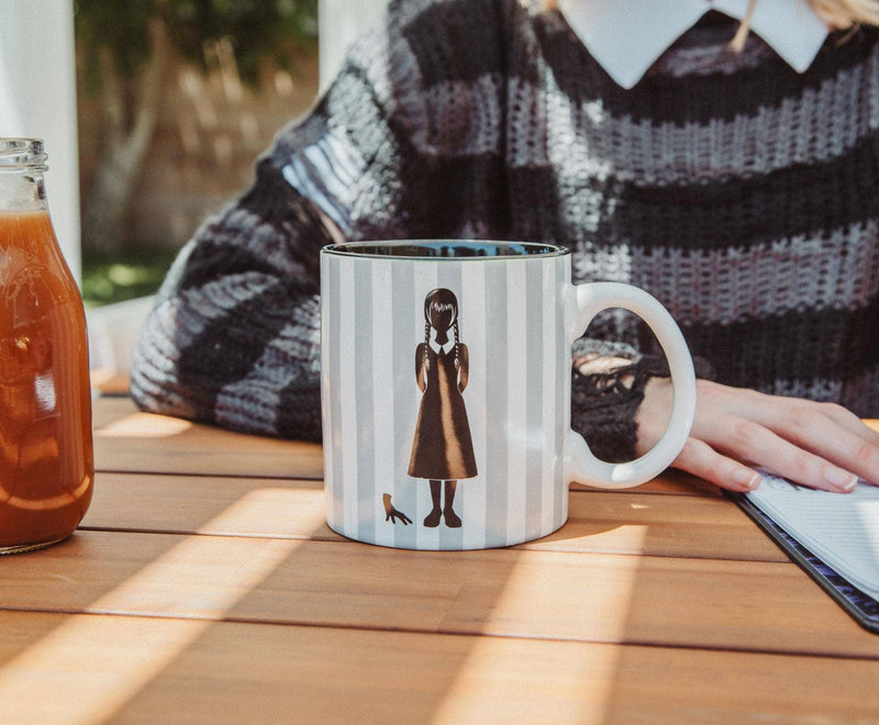 Wednesday Wear Black 20oz White Ceramic Mug