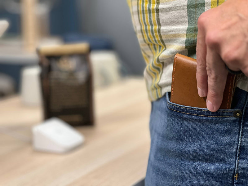 Premium Fold Wallet: Rust
