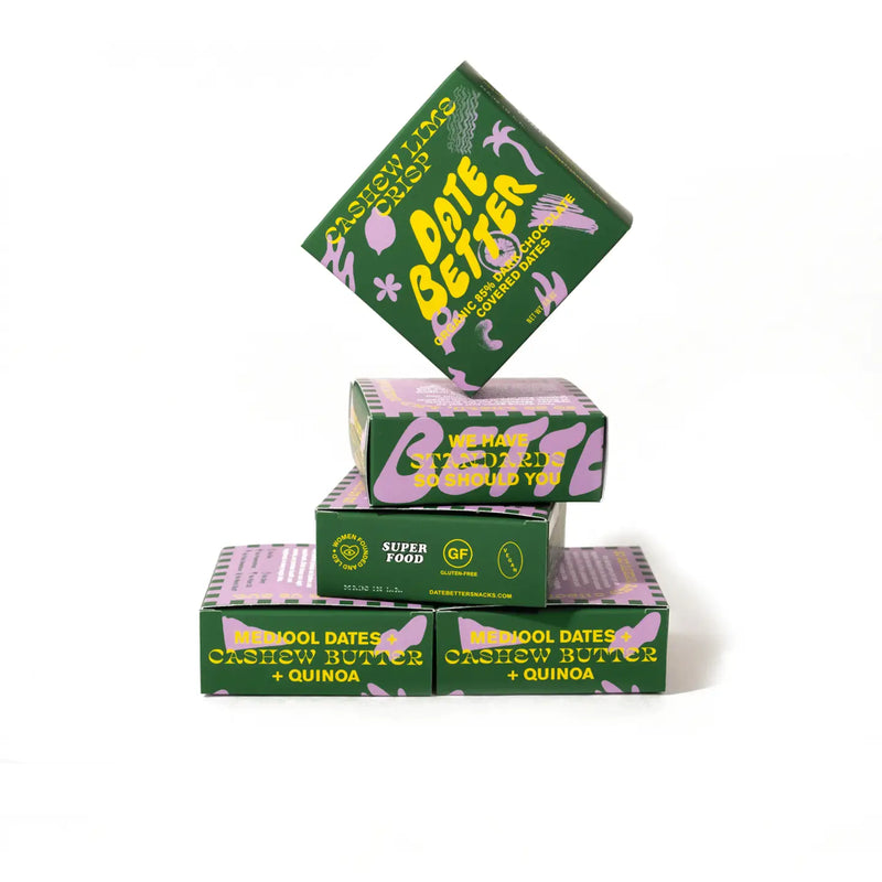 Cashew Lime Crisp | Chocolate Covered Dates