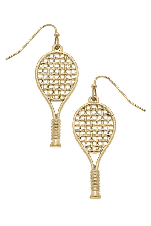 Game Point Tennis Racket Earrings - LOCAL FIXTURE