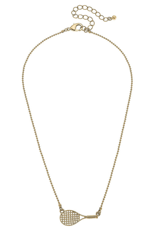 Game Point Tennis Racket Necklace - LOCAL FIXTURE