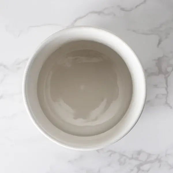 Neko Cat Yunomi Style Tea Cup White Glazed 9 fl oz