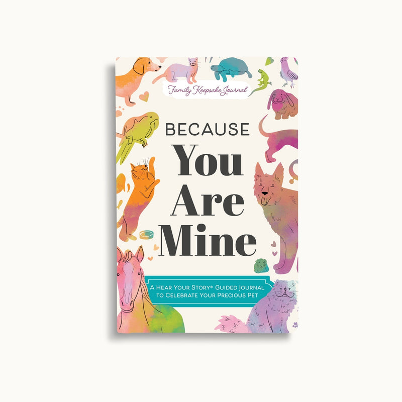 Because You Are Mine pet journal - back cover