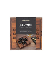 Iron & Glory Wooden Solitaire Game