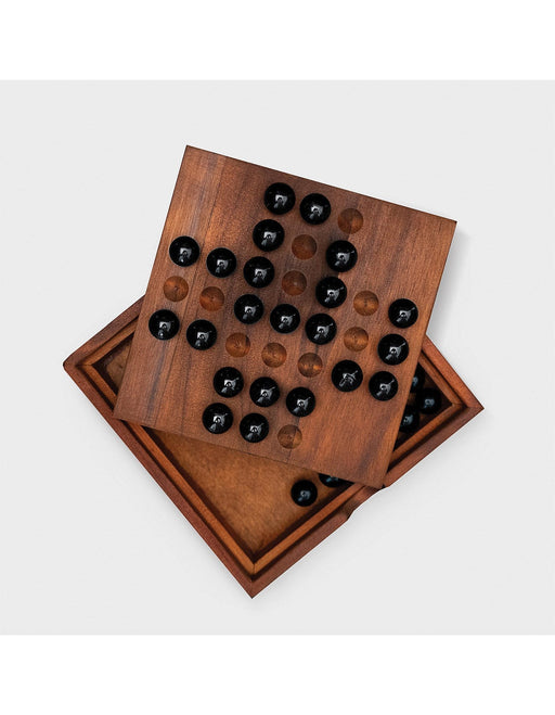 Iron & Glory Wooden Solitaire Game