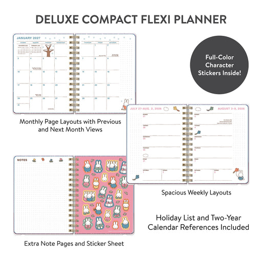 2027 Miffy A Year in Color Deluxe Planner