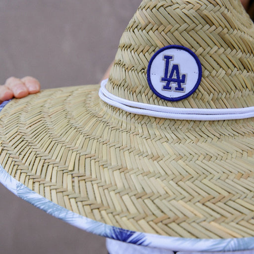 Men's Los Angeles Dodgers New Era Palm Straw Hat - LOCAL FIXTURE