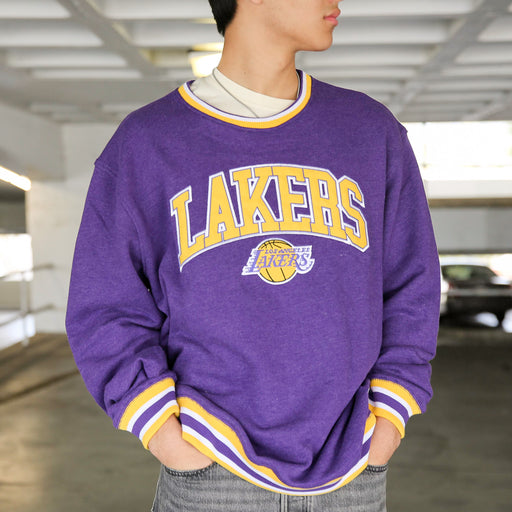New Era Los Angeles Lakers Purple Men's Sweatshirt - LOCAL FIXTURE