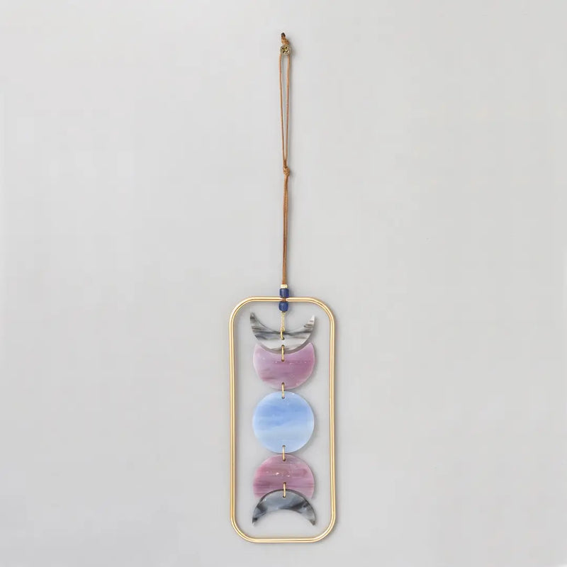 Stained Glass Light Catcher - Moon Phase