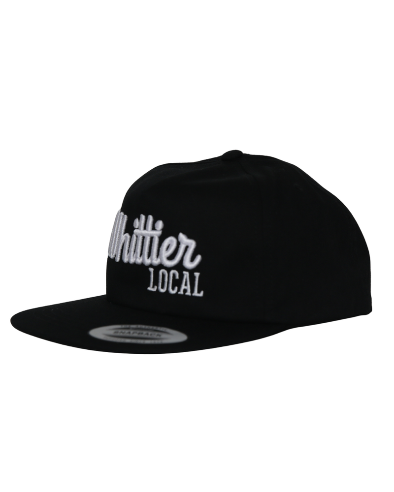Whittier Local Embroidered Snapback Hat