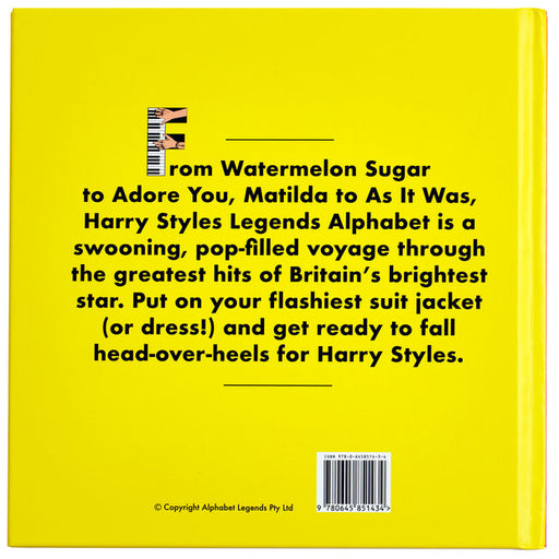 Harry Styles Legends Alphabet Book - LOCAL FIXTURE