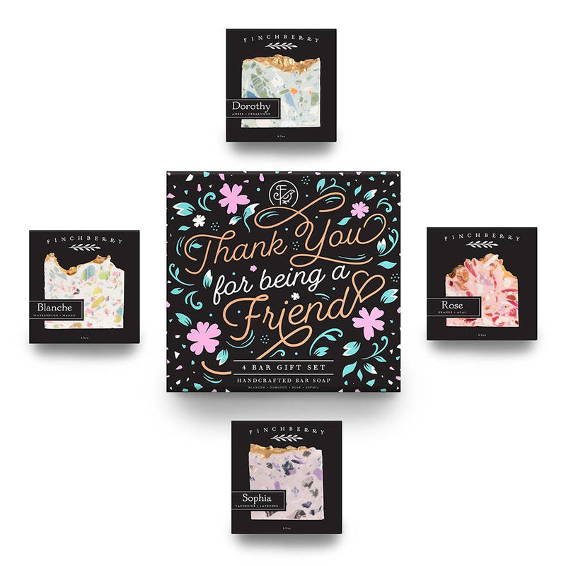 Thank You for Being a Friend 4 Bar Bath & Body Gift Set
