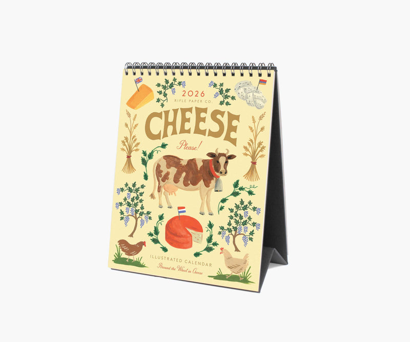 2026 Cheese Desk Calendar