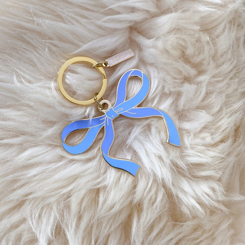 Bow Enamel Keychain