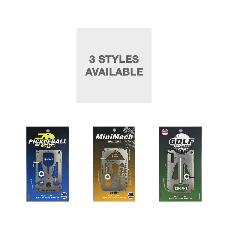 Golf 20-in-1 Credit Card Multi-Tool