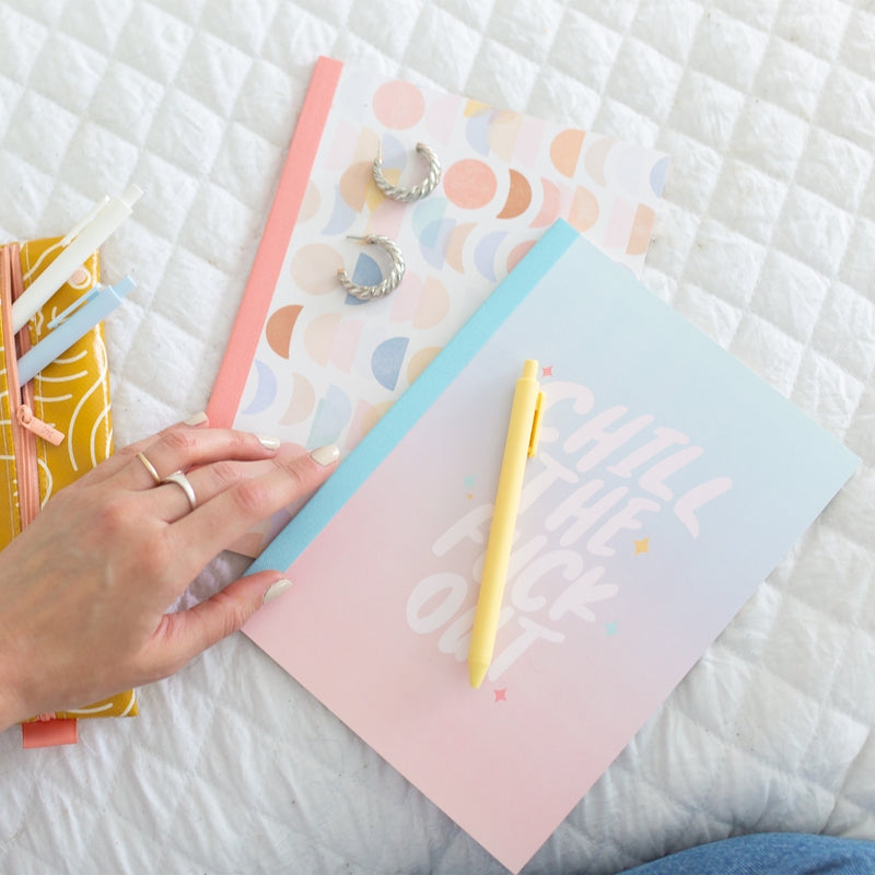 Chill The Fuck Out Notebook Set