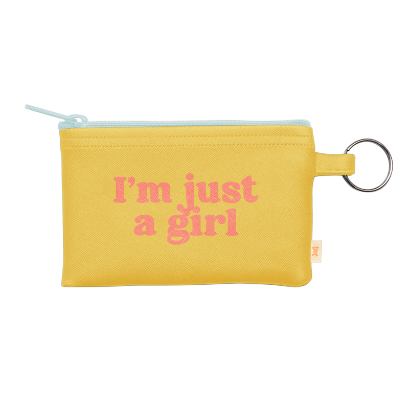 Colorblock Penny Key Ring: I'm Just A Girl