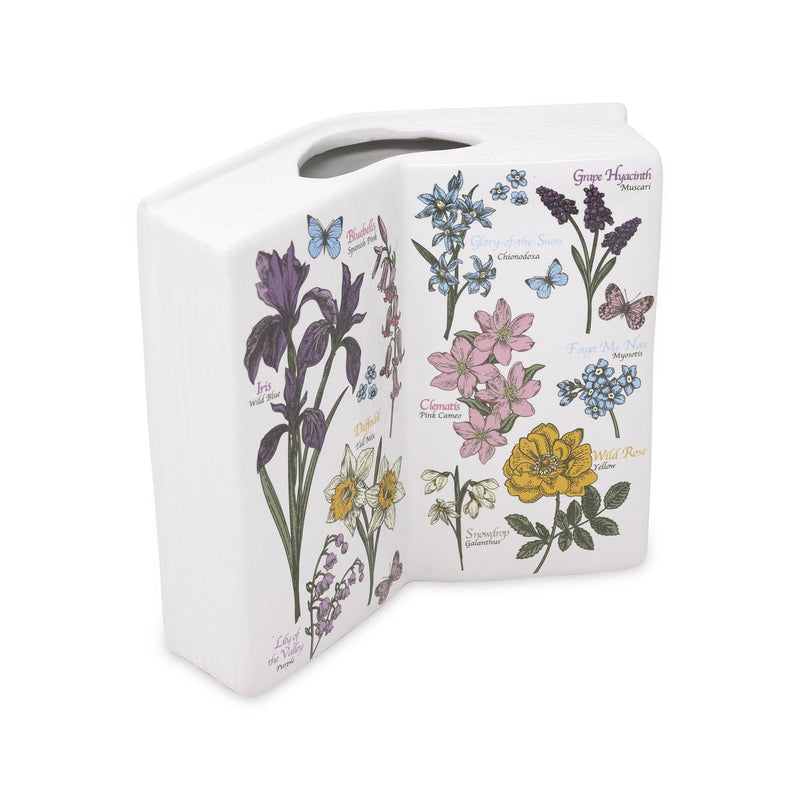 Open Book Vase | Wildflowers