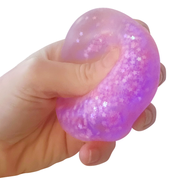 Zorbitz Marshmello Sparkle Squishy Ball