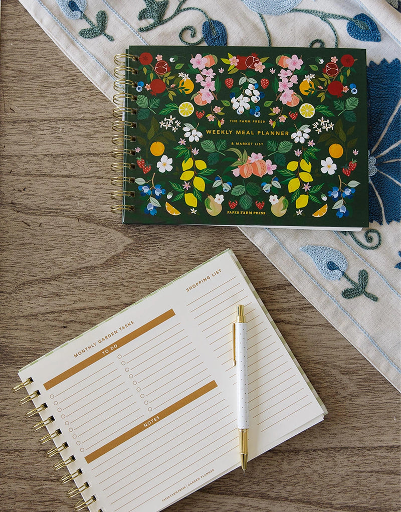 Farm Fresh Weekly Meal Planner - Floral