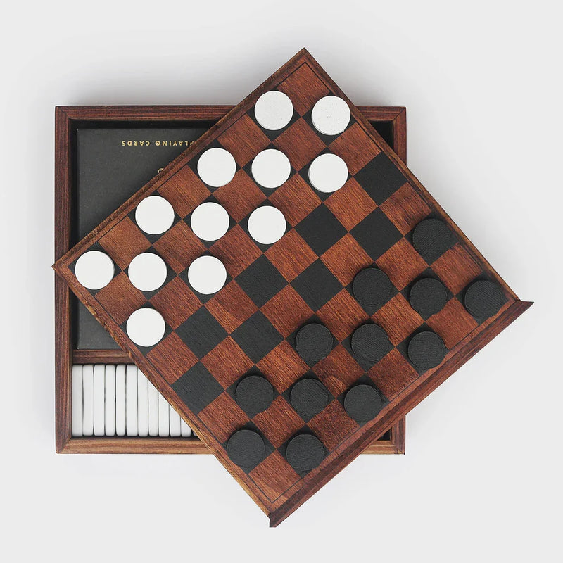 Iron & Glory Games Night Wooden Games Compendium