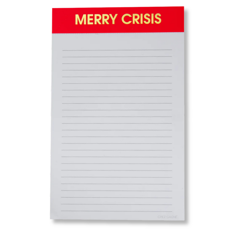Merry Crisis Notepad