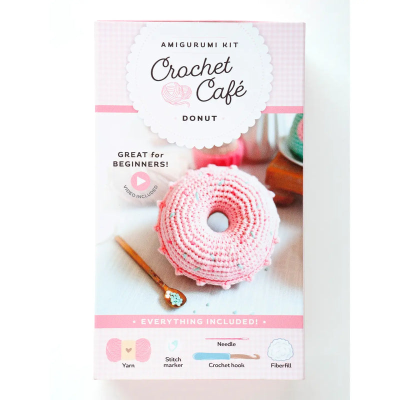 Crochet Café Amigurumi Kit Donut