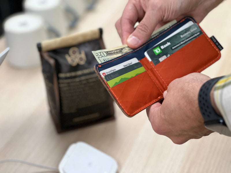 Premium Fold Wallet: Rust