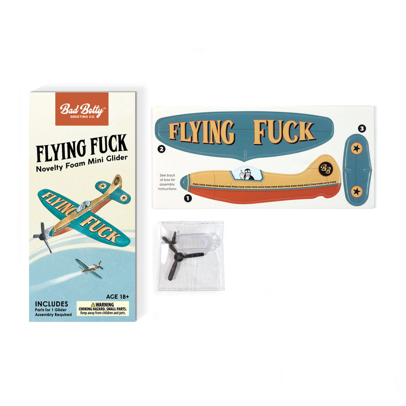 Novelty Toy Foam Glider Flying Fuck - Funny Gag Gift
