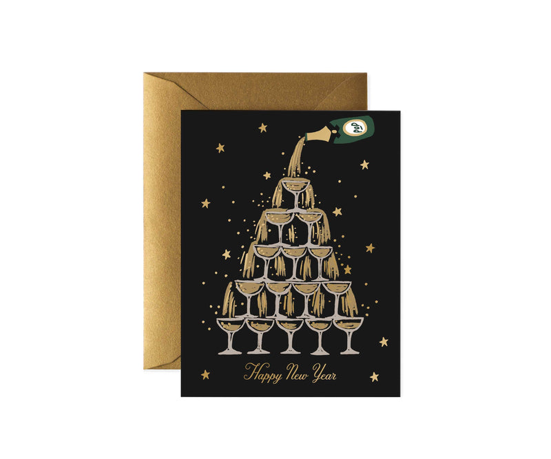 Champagne New Year Card