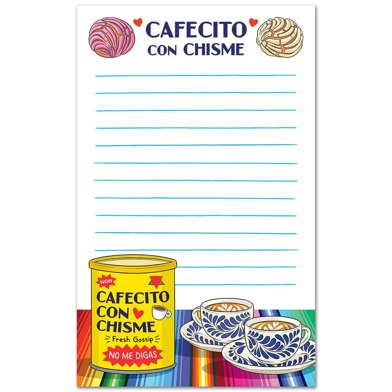 Notepad: Cafecito Con Chisme Stationery