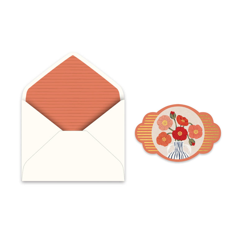 Floral Cantata Deluxe Greeting Card