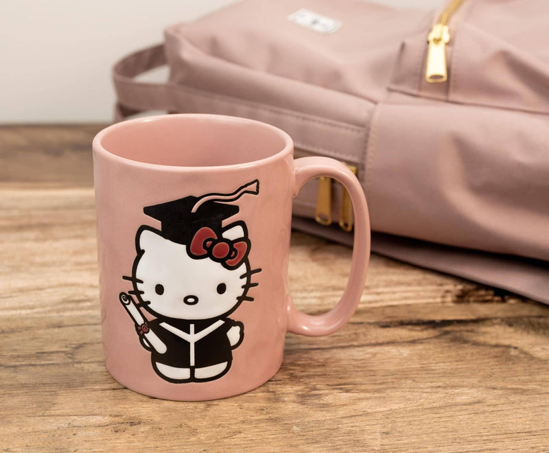 Hello Kitty Graduation 17oz Ceramic Pottery Mug
