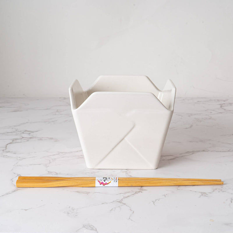 Takeout Box Serving Bowl With Chopsticks Pagoda