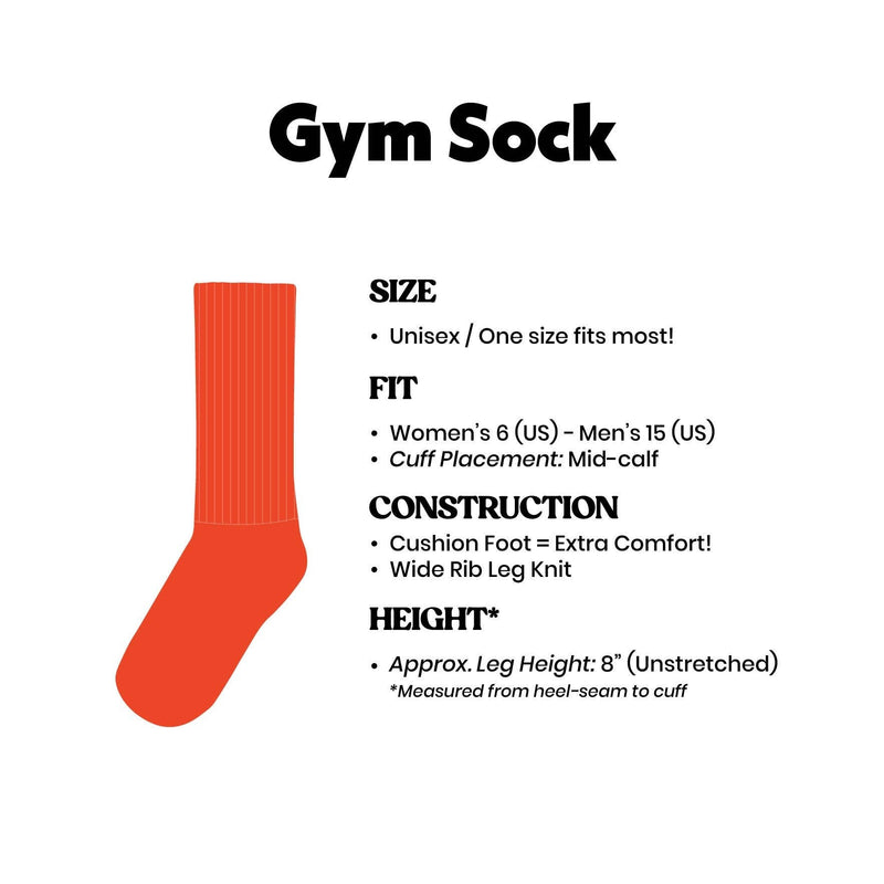 Silly Goose Gym Crew Socks
