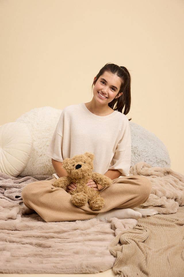 Brown Curly Bear Warmies