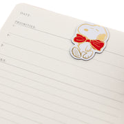 Peanuts Fabric-Bound Task Journal interior