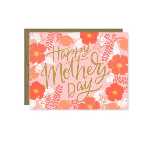 Happy Mother's Day Poppies, Floral Mother's Day Card - LOCAL FIXTURE