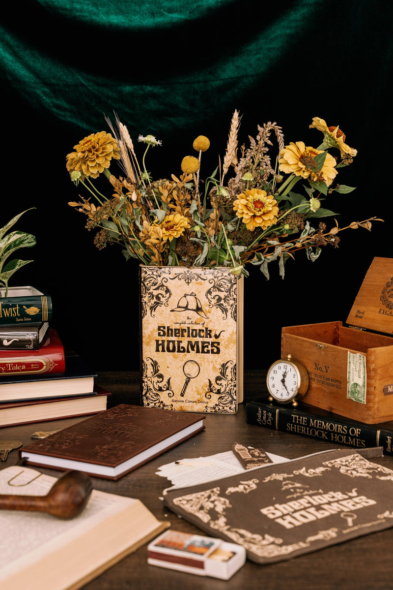 Large Book Vase, Sherlock Holmes