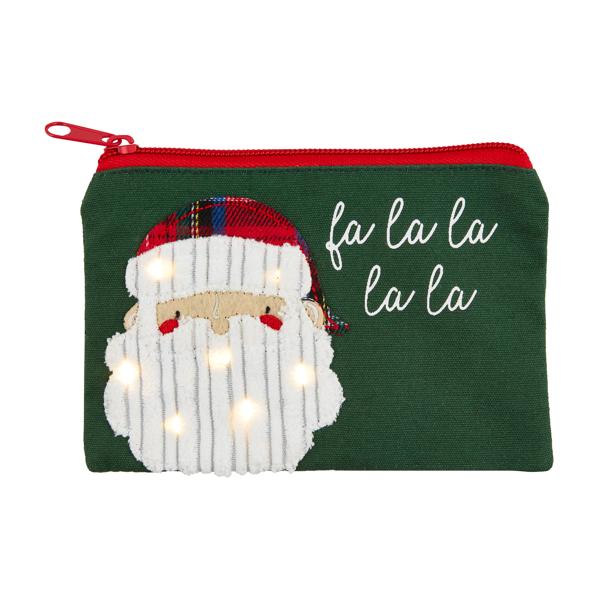 CHRISTMAS LIGHT-UP POUCH