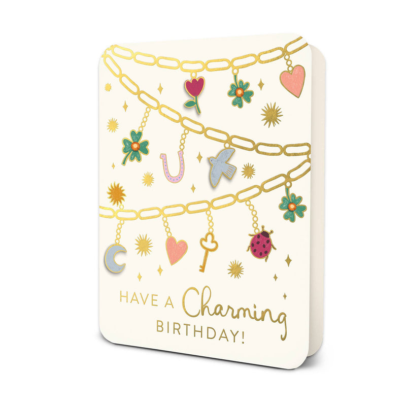 Charming Birthday Deluxe Greeting Card