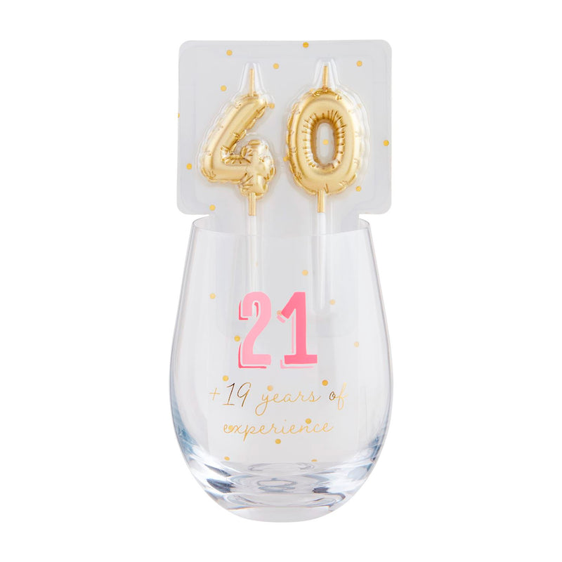 Birthday Wine Glass Set