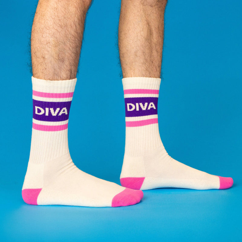 Diva Gym Crew Socks