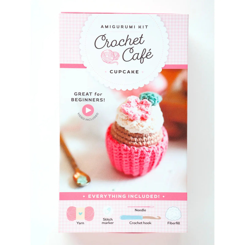 Crochet Café Amigurumi Kit Cupcake